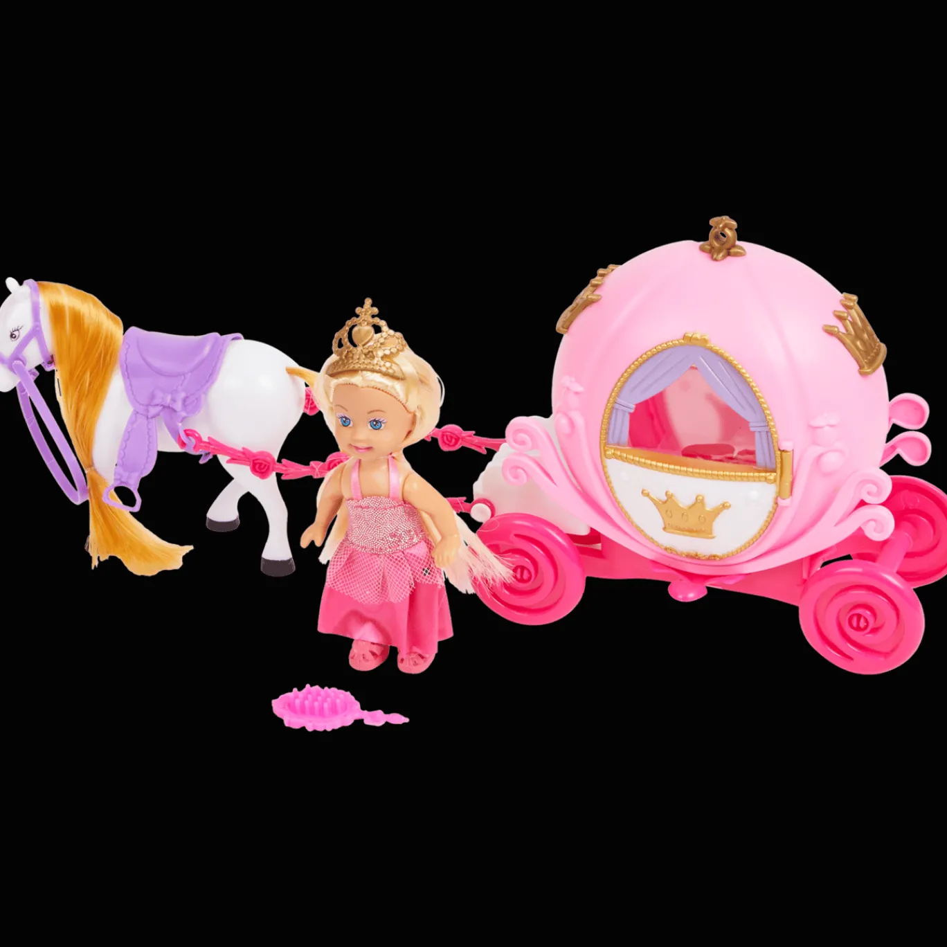 Action Spellen^Speelgoedset met koets