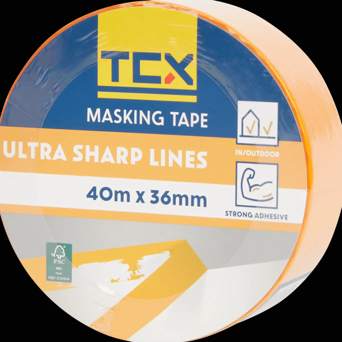 TCX Verfbenodigdheden^afplaktape