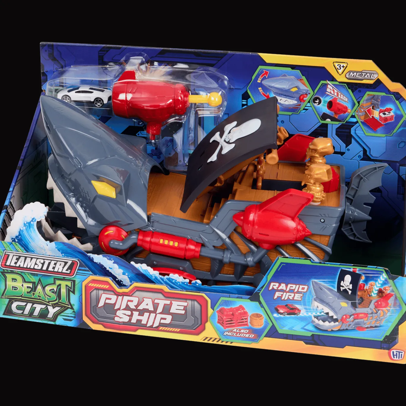 Action Speelvoertuigen^Teamsterz Beast City piratenschip