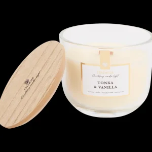 Action Kaarsen^Treewick geurkaars met houtlont