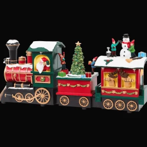 Action Seizoensdecoratie^Trein kersttafereel