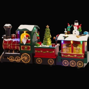 Action Seizoensdecoratie^Trein kersttafereel