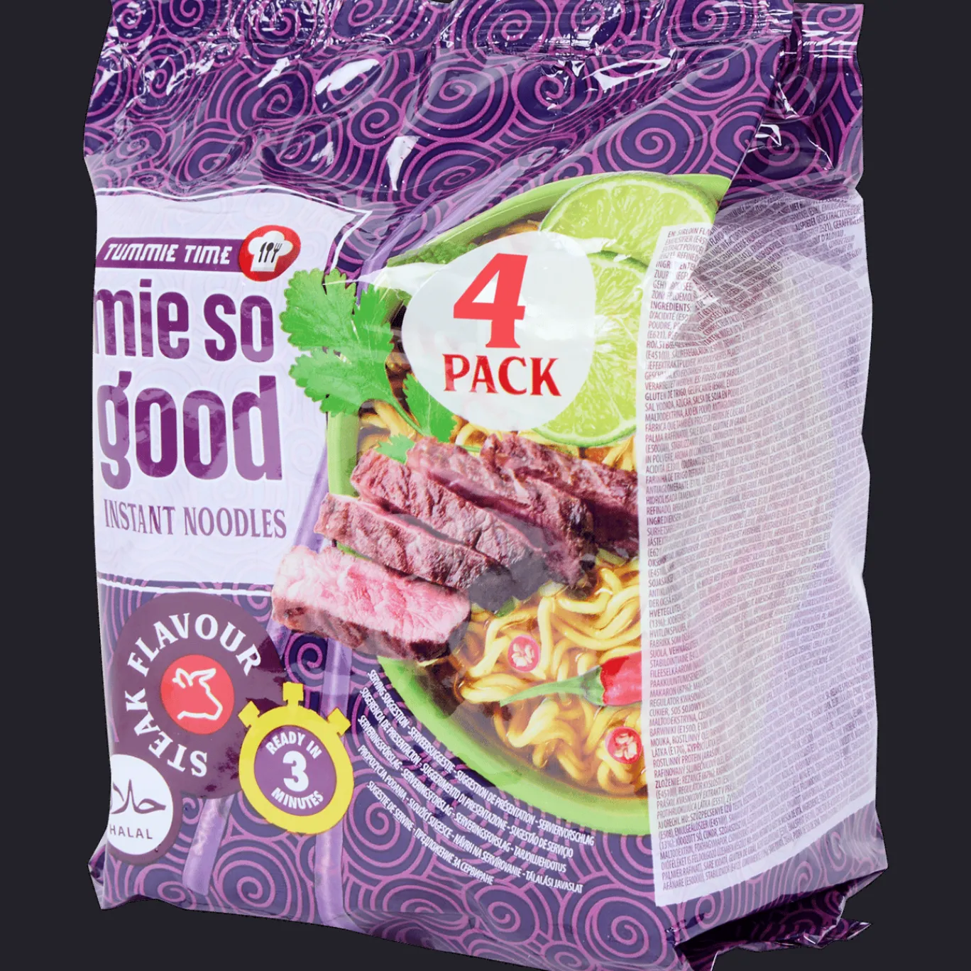 Action Voeding^Tummie Time instant noedels Rund