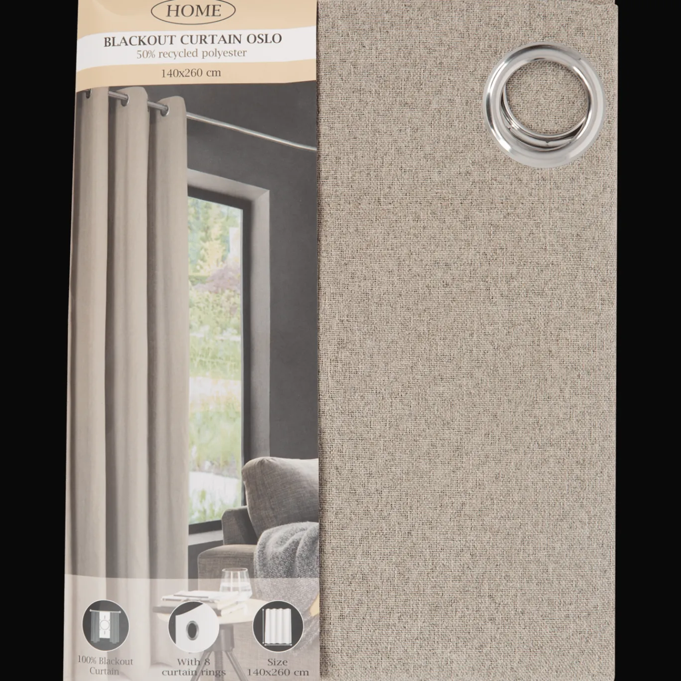 Action Raamdecoratie^Verduisterend gordijn Oslo