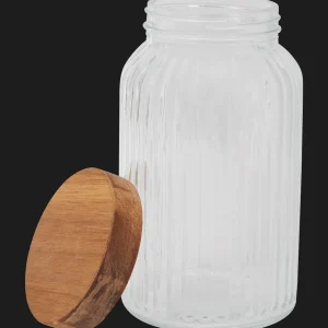 Action Bewaren & Meenemen^Voorraadpot met houten deksel