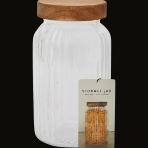 Action Bewaren & Meenemen^Voorraadpot met houten deksel