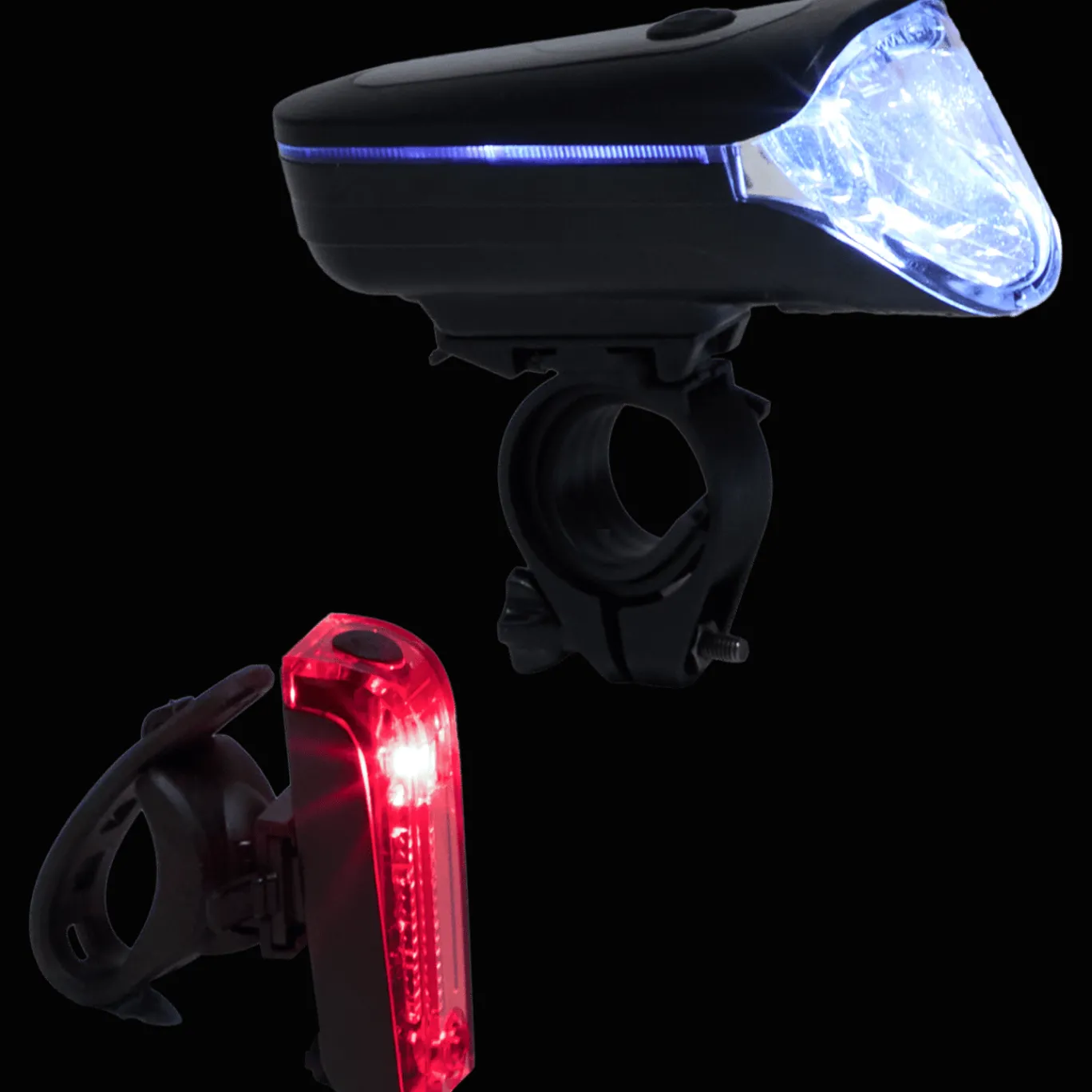 Walfort Fietsaccessoires^oplaadbare fietslampjesset