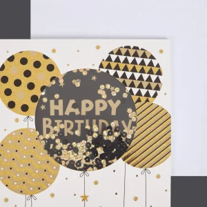 Action Kaarten^Wenskaart met confetti