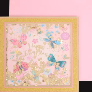 Action Kaarten^Wenskaart met confetti