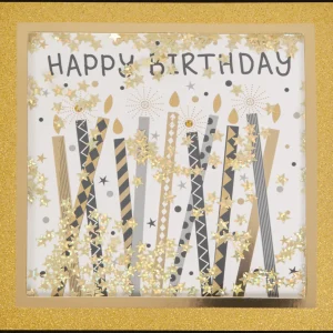 Action Kaarten^Wenskaart met confetti