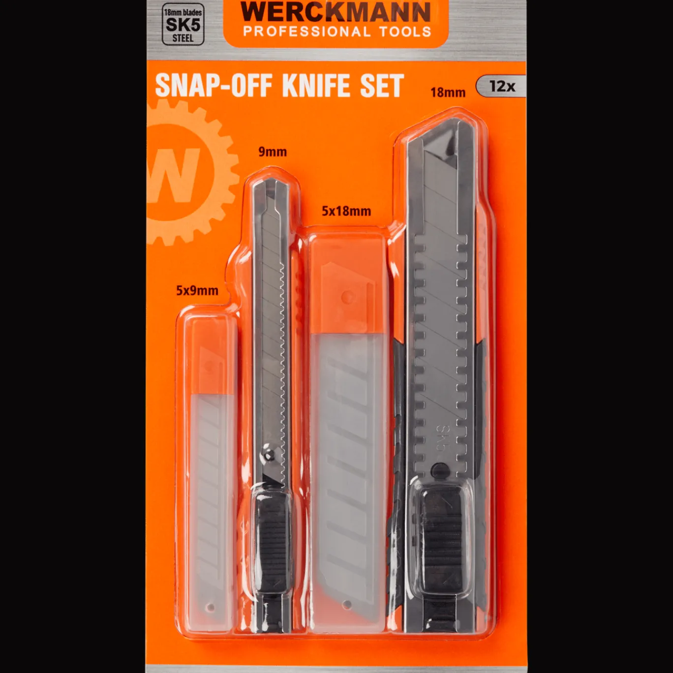 Werckmann Gereedschap^afbreekmessenset