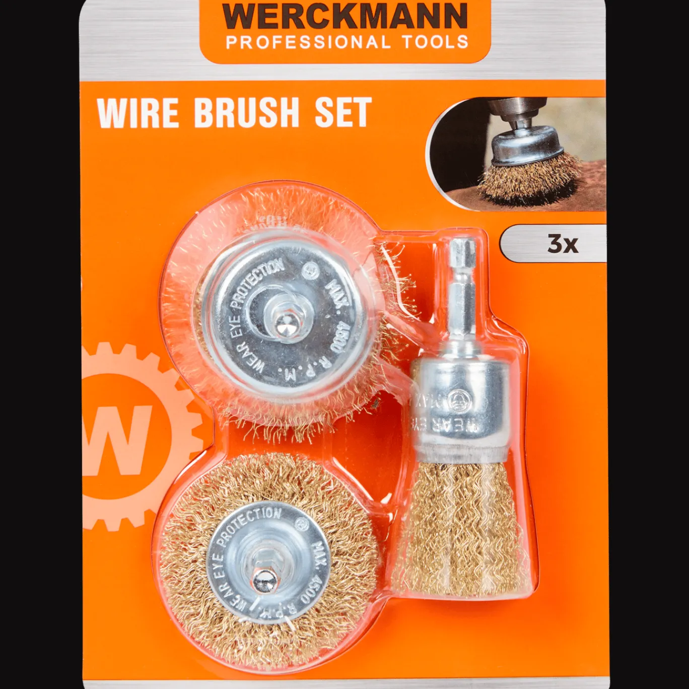 Werckmann Gereedschap^draaiborstelset