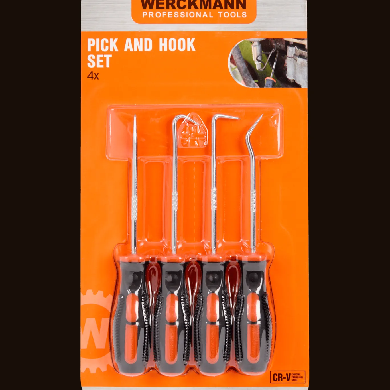 Werckmann Gereedschap^pikhaakset