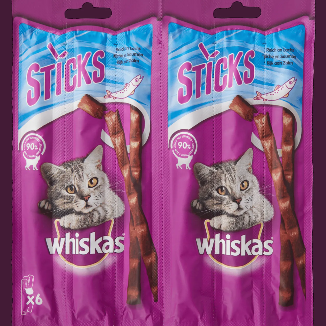 Whiskas Kat | Dierenvoeding^kattensticks zalm