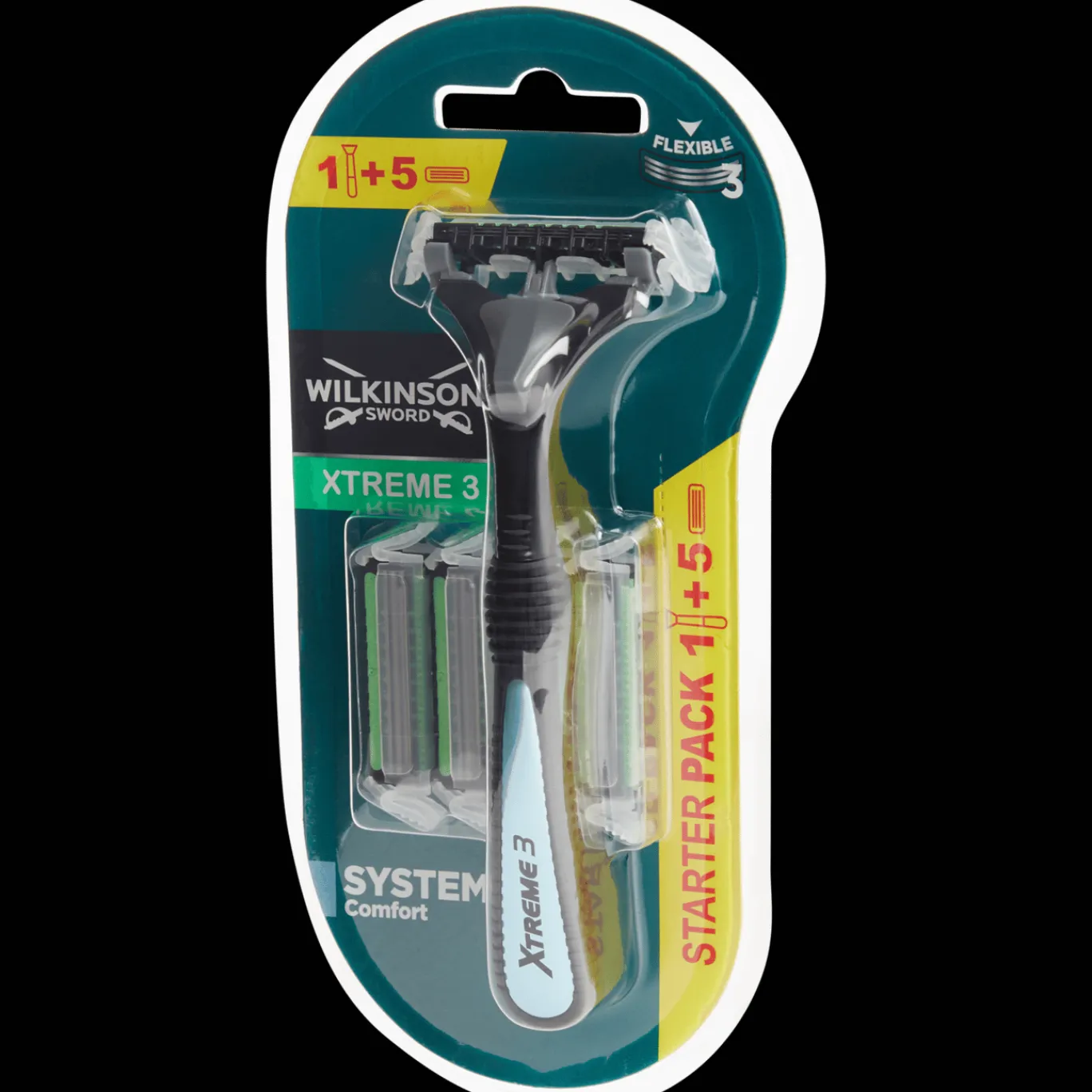 Wilkinson Ontharen & Scheren^Sword Extreme 3 scheermes starterpack