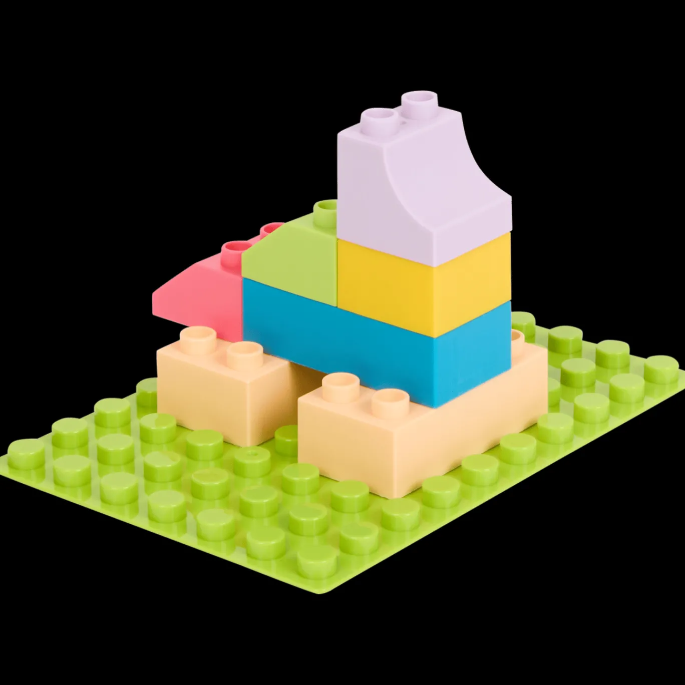 Action Houten Speelgoed^Zachte bouwblokkenset