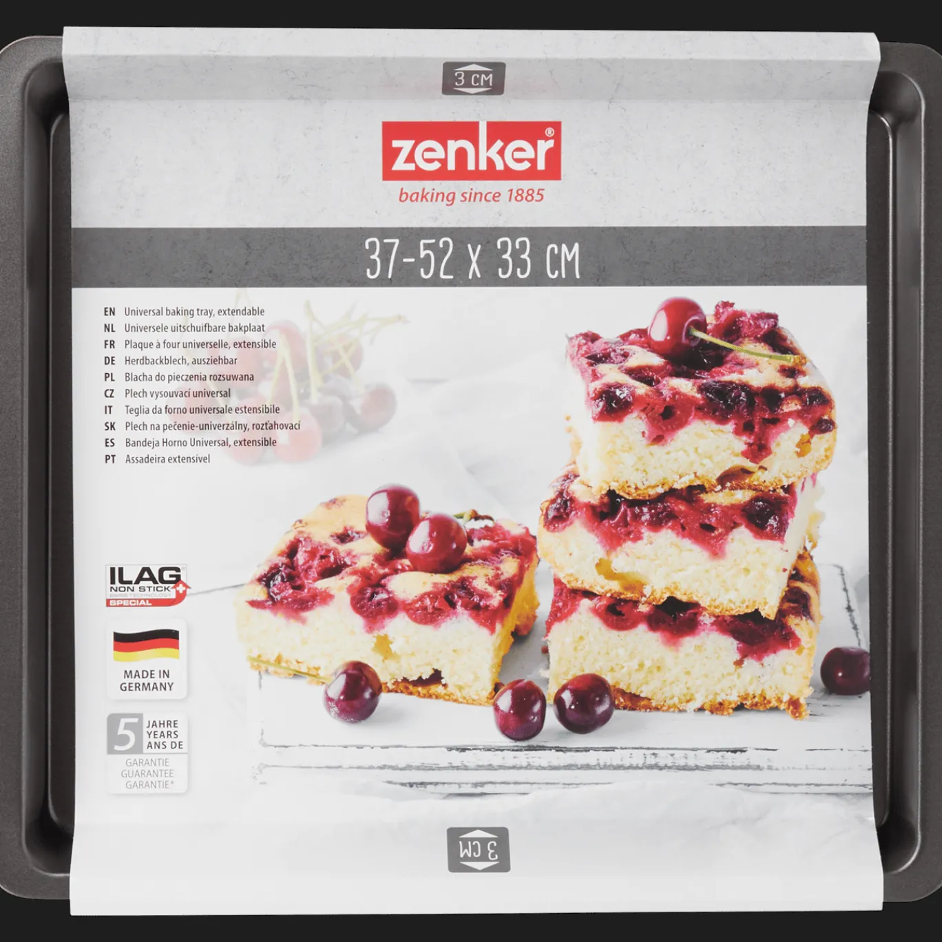 zenker_uitschuifbare_bakplaat_2.webp Zenker Ovenschalen & Bakvormen^uitschuifbare bakplaat